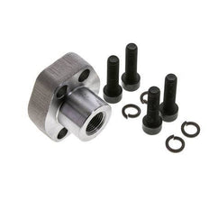 1/2'' SAE Flens 6000 psi Blank staal met G3/8'' Binnendraad ISO 6162-2