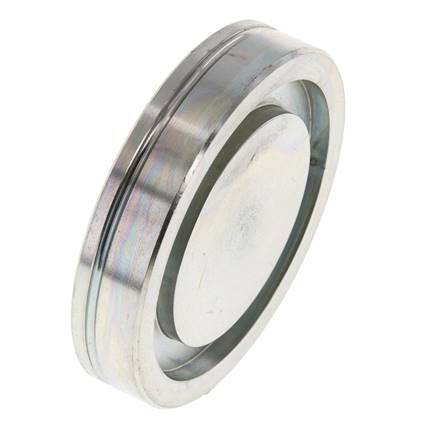 1'' SAE-Afdekplaat 6000 psi Staal ISO 6162