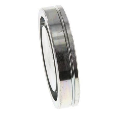 1'' SAE-Afdekplaat 6000 psi Staal ISO 6162