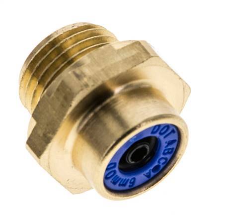 ABC Nl Inschroefkoppeling Met Snelkoppeling T6x1 M16x1.5 - 90106016 [2 Stuks]