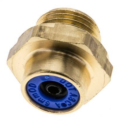 ABC Nl Inschroefkoppeling Met Snelkoppeling T6x1 M16x1.5 - 90106016 [2 Stuks]