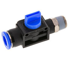 12 mm - R3/8'' Kunststof/Messing 3/2-Weg Handafsluiter Ontluchting aan Buiszijde