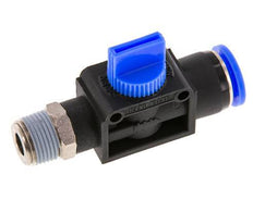 12 mm - R3/8'' Kunststof/Messing 3/2-Weg Handafsluiter Ontluchting aan Buiszijde