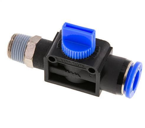 12 mm - R3/8'' Kunststof/Messing 3/2-Weg Handafsluiter Ontluchting aan Buiszijde