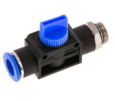 3/2-Way Shut-Off Hand Valve 12 mm - G3/8'' Plastic/Brass Tube-side venting