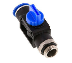 12 mm - G3/8'' Kunststof/Messing 3/2-Weg Handafsluiter Ontluchting aan Buiszijde