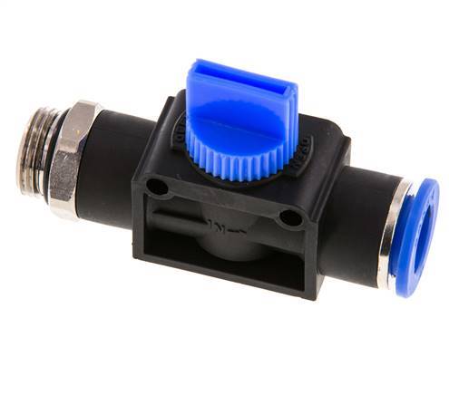 12 mm - G3/8'' Kunststof/Messing 3/2-Weg Handafsluiter Ontluchting aan Buiszijde