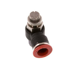 L-stuk Regelventiel 10 mm - R1/4'' Regeling-in Messing/Nylon