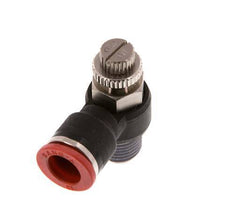 L-stuk Regelventiel 10 mm - R1/4'' Regeling-in Messing/Nylon