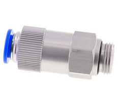 Push-In Check Valve 12mm & G1/2'' Male Aluminum 0.2-10bar (3-145psi) Hose-Thread