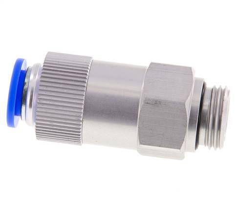 12mm & G1/2'' Regeling-In Aluminium Terugslagklep Insteekkoppeling Buitendraad 0.2-10 bar