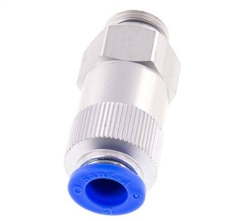 12mm & G1/2'' Regeling-In Aluminium Terugslagklep Insteekkoppeling Buitendraad 0.2-10 bar