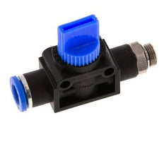 8 mm - G1/8'' Kunststof/Messing 3/2-Weg Handafsluiter Ontluchting aan Draadzijde