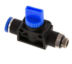 8 mm - G1/8'' Kunststof/Messing 3/2-Weg Handafsluiter Ontluchting aan Draadzijde