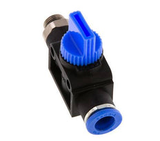 8 mm - G1/8'' Kunststof/Messing 3/2-Weg Handafsluiter Ontluchting aan Draadzijde