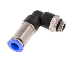 10mm & G1/4'' Zelfsluitende L-insteekkoppeling Vernikkeld messing/PBT buitendraad 0-10 bar