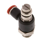 L-stuk Regelventiel 4 mm - G1/8'' Regeling-in Messing/Nylon