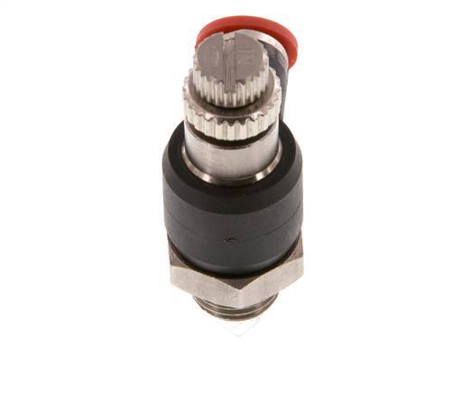 L-stuk Regelventiel 4 mm - G1/8'' Regeling-in Messing/Nylon
