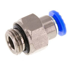 6mm & G1/4'' Zelfsluitende Insteekkoppeling Vernikkeld Messing/PBT Buitendraad 0-10 bar [2 Stuks]