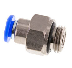 6mm & G1/4'' Zelfsluitende Insteekkoppeling Vernikkeld Messing/PBT Buitendraad 0-10 bar [2 Stuks]