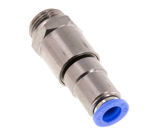 10mm & G1/2'' Hoge Snelheid Draaidoorvoer Insteek Buitendraad Vernikkeld Messing/PBT NBR