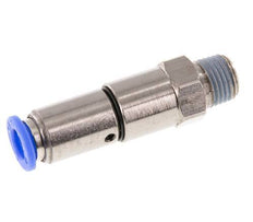8mm & R1/4'' Hoge Snelheid Draaidoorvoer Insteek Buitendraad Vernikkeld Messing/PBT NBR