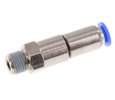 8mm & R1/4'' Hoge Snelheid Draaidoorvoer Insteek Buitendraad Vernikkeld Messing/PBT NBR