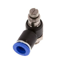 L-stuk Regelventiel 8 mm - G1/8'' Regeling-Uit Messing/Nylon