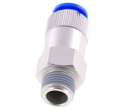 12mm & R1/2'' Regeling-In Aluminium Terugslagklep Insteekkoppeling Buitendraad 0.2-10 bar