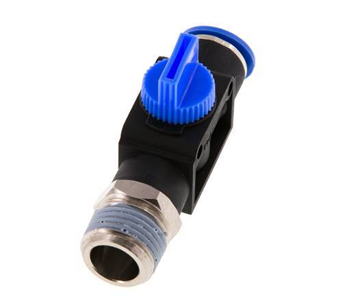 12 mm - R1/2'' Kunststof/Messing 3/2-Weg Handafsluiter Ontluchting aan Buiszijde