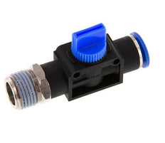 12 mm - R1/2'' Kunststof/Messing 3/2-Weg Handafsluiter Ontluchting aan Buiszijde