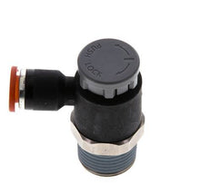 L-stuk Regelventiel 6 mm - R3/8'' Regeling-in Messing/Nylon Borgmoer