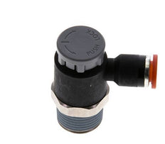 L-stuk Regelventiel 6 mm - R3/8'' Regeling-in Messing/Nylon Borgmoer