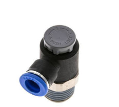L-stuk Regelventiel 10 mm - R1/2'' Regeling-Uit Messing/Nylon Borgmoer