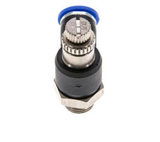 L-stuk Regelventiel 6 mm - G1/8'' Regeling-Uit Messing/Nylon
