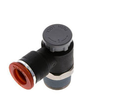 L-stuk Regelventiel 10 mm - R3/8'' Regeling-in Messing/Nylon Borgmoer