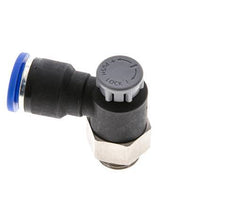 L-stuk Regelventiel 10 mm - G1/4'' Regeling-Uit Messing/Nylon Borgmoer