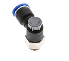 L-stuk Regelventiel 10 mm - G1/4'' Regeling-Uit Messing/Nylon Borgmoer
