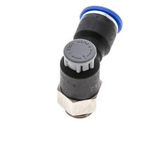 L-stuk Regelventiel 10 mm - G1/4'' Regeling-Uit Messing/Nylon Borgmoer