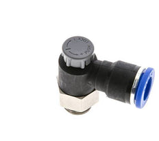 L-stuk Regelventiel 10 mm - G1/4'' Regeling-Uit Messing/Nylon Borgmoer