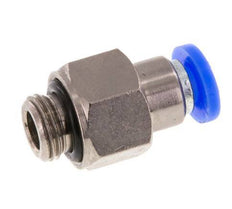 4mm & G1/8'' Zelfsluitende Insteekkoppeling Vernikkeld Messing/PBT Buitendraad 0-10 bar [2 Stuks]