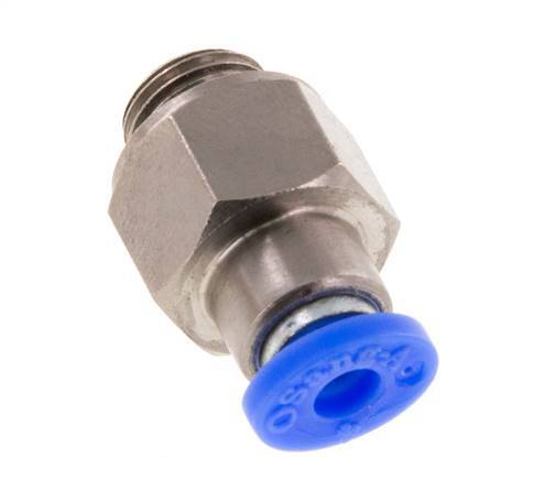 4mm & G1/8'' Zelfsluitende Insteekkoppeling Vernikkeld Messing/PBT Buitendraad 0-10 bar [2 Stuks]