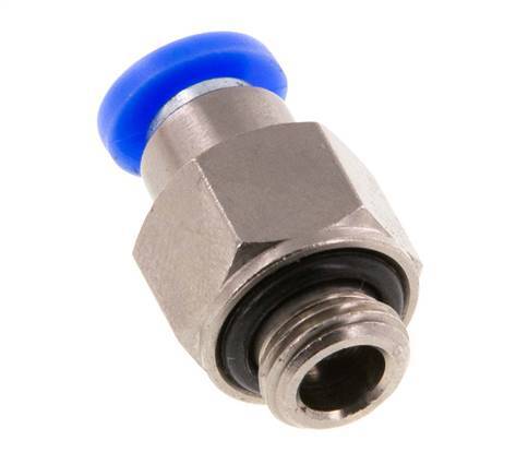 4mm & G1/8'' Zelfsluitende Insteekkoppeling Vernikkeld Messing/PBT Buitendraad 0-10 bar [2 Stuks]