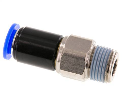 12mm & R1/2'' Draaidoorvoer Insteek Buitendraad Vernikkeld Messing/PBT NBR