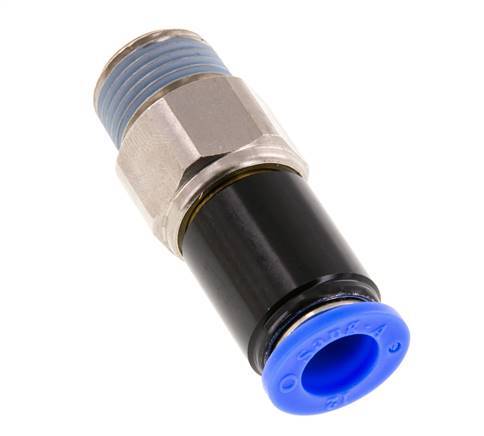 12mm & R1/2'' Draaidoorvoer Insteek Buitendraad Vernikkeld Messing/PBT NBR