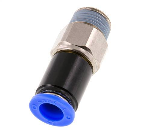 12mm & R1/2'' Draaidoorvoer Insteek Buitendraad Vernikkeld Messing/PBT NBR