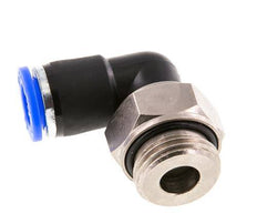 10mm & G1/2'' L-stuk Draaidoorvoer Insteek Buitendraad Vernikkeld Messing/PBT NBR