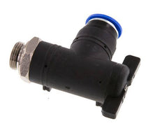 12 mm - G3/8'' Kunststof/Messing L-stuk 2-Weg Kogelkraan