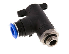 12 mm - G3/8'' Kunststof/Messing L-stuk 2-Weg Kogelkraan