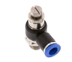 L-stuk Regelventiel 8 mm - G1/4'' Regeling-Uit Messing/Nylon